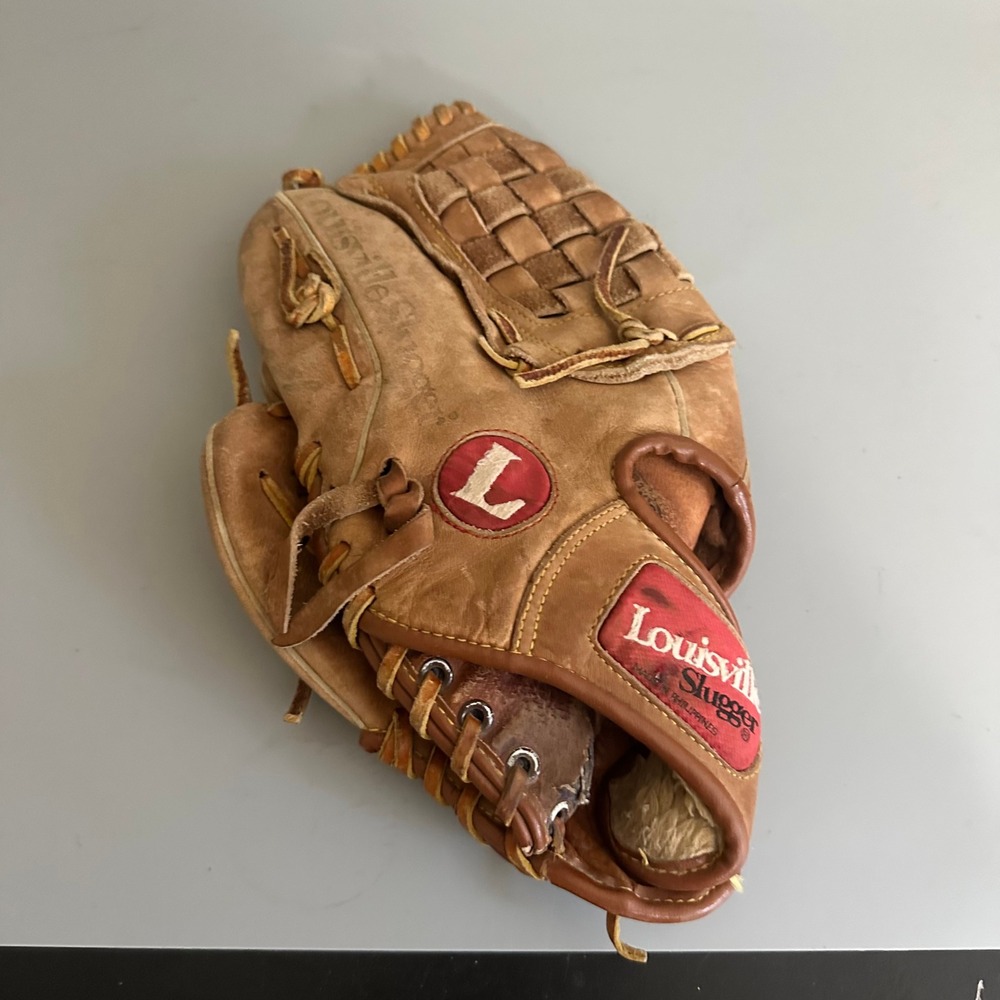 Louisville Slugger HBG26H 12 Inch Baseball Glove Tan Leather LHT Basket Web